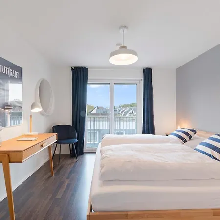 Design-apartment - Kueche - Dachterrasse - Zentral Lägenhet Leinfelden-Echterdingen